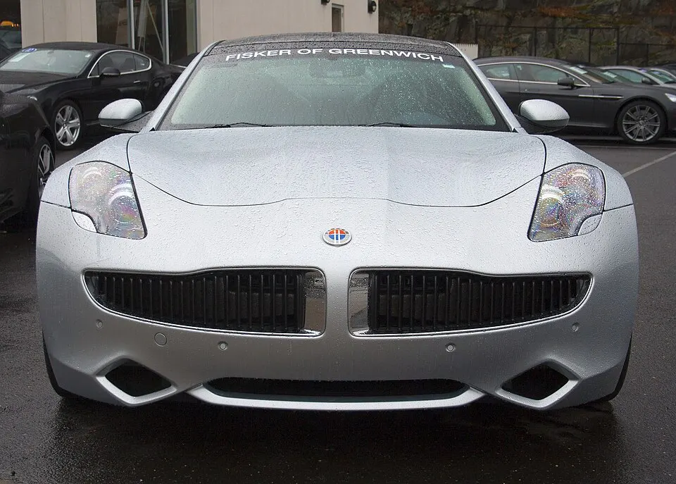 2012 Fisker Karma EVer EC front, photographed in United States