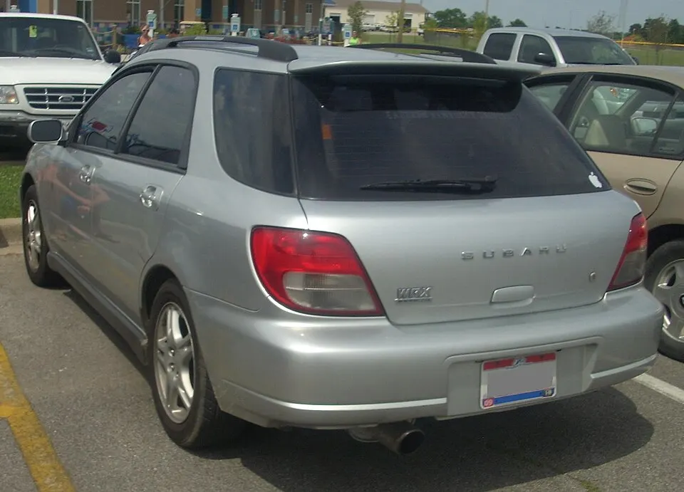 '02 Subaru Impreza WRX Wagon, photographed in United States