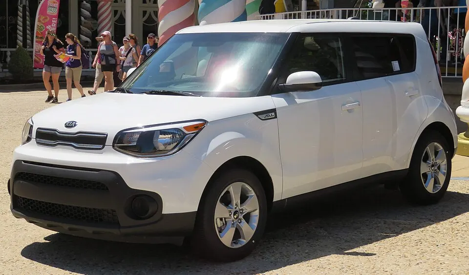2018 Kia Soul front 5.23.18, photographed in United States