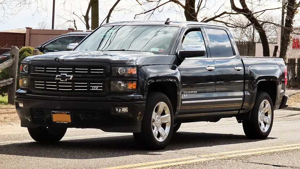 2015 Chevrolet Silverado 1500 LTZ, front 2.29.20, photographed in United States