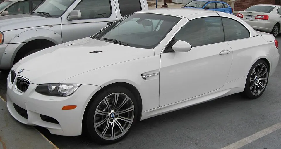 2009 BMW M3 convertible, photographed in United States
