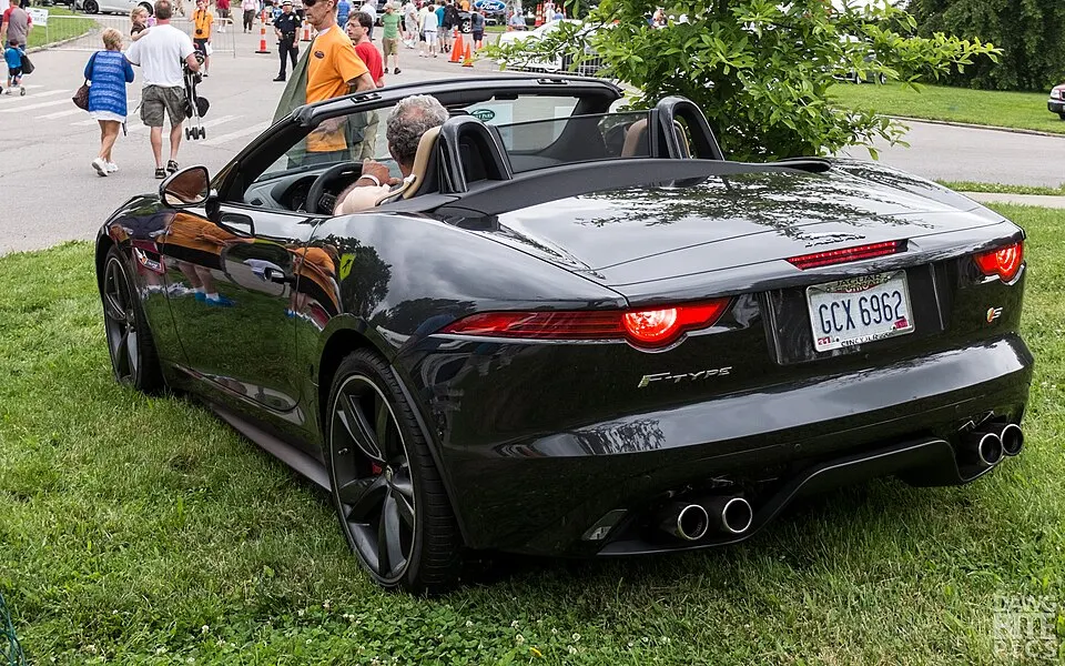 2014 Jaguar F Type V8 S Convertible, photographed in United States