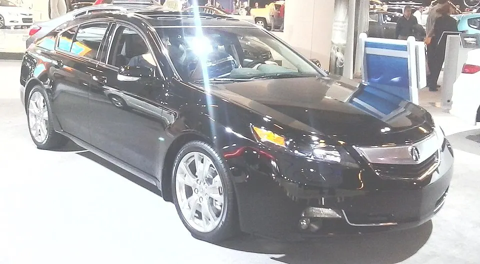 '13 Acura TL -- Front, photographed in Canada