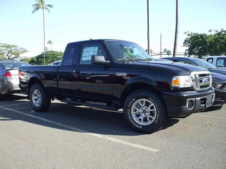 2010 Ford Ranger XLT SuperCab, photographed in United States