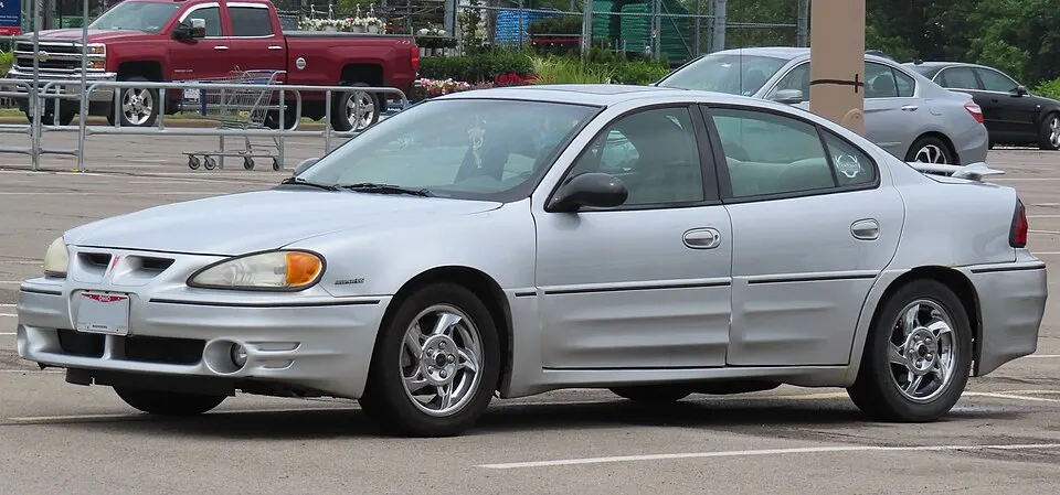 2004 Pontiac Grand Am GT Sedan, photographed in United States