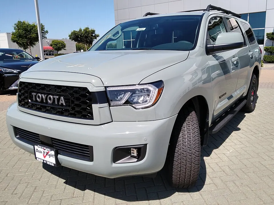 2021 Toyota Sequoia TRD Pro, photographed in United States