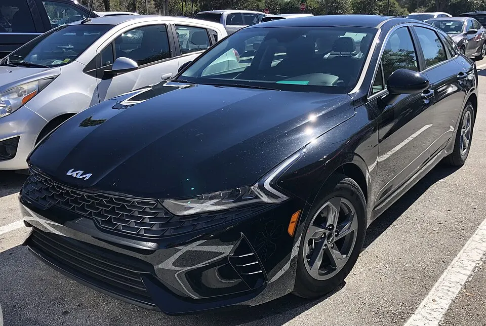 ‘22 Kia K5, photographed in United States
