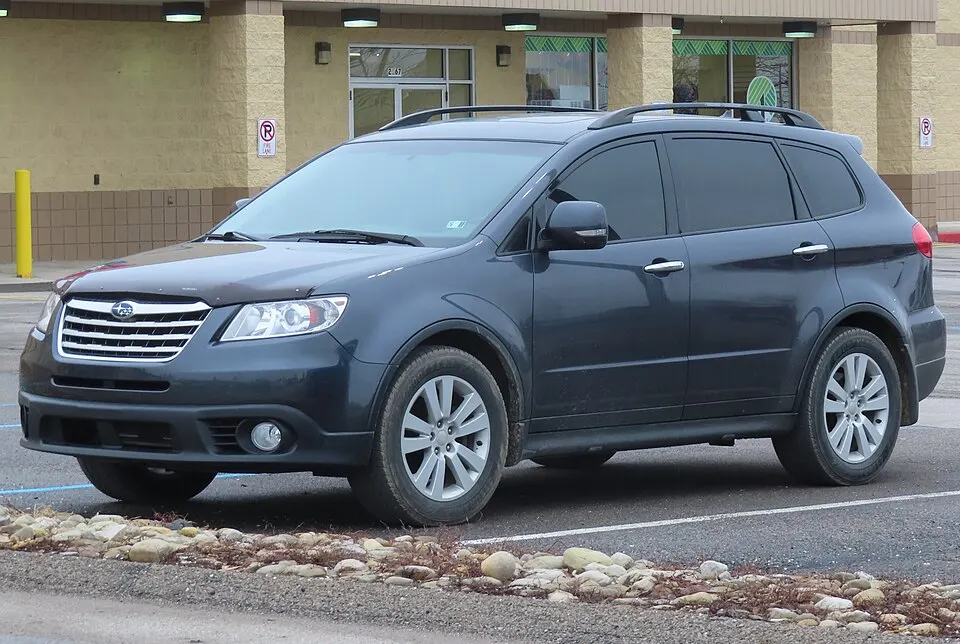 2011 Subaru Tribeca 3.6R Limited, front left, 03-21-2026, photographed in United States
