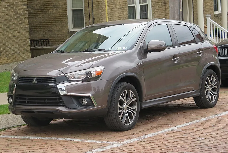 2017 Mitsubishi Outlander Sport SE in Quartz Brown Metallic, front left, 05-16-2026, photographed in United States