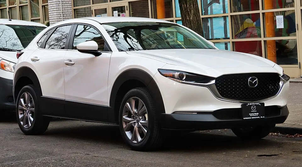 2020 Mazda CX-30 AWD, front 1.23.20, photographed in United States