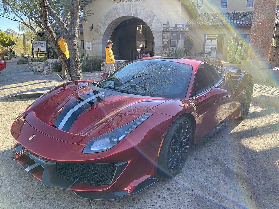 2020 Ferrari 488 Pista, photographed in United States