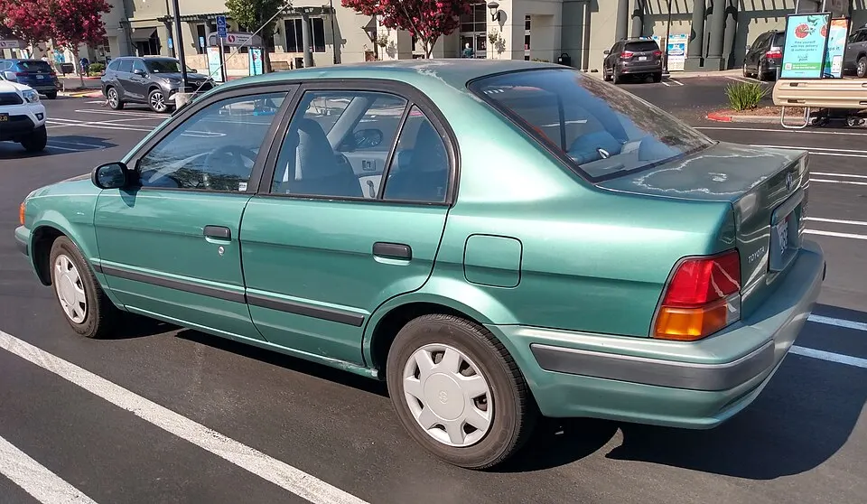 1998 Toyota Tercel, photographed in United States