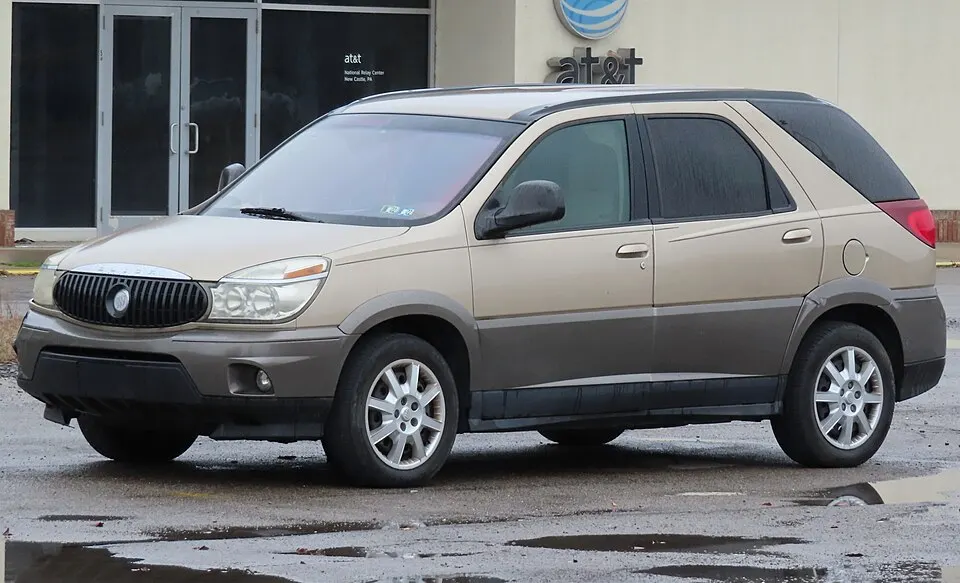 2005 Buick Rendezvous CX, front left, 10-29-2023, photographed in United States