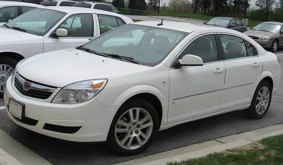 2007 Saturn Aura XE, photographed in United States