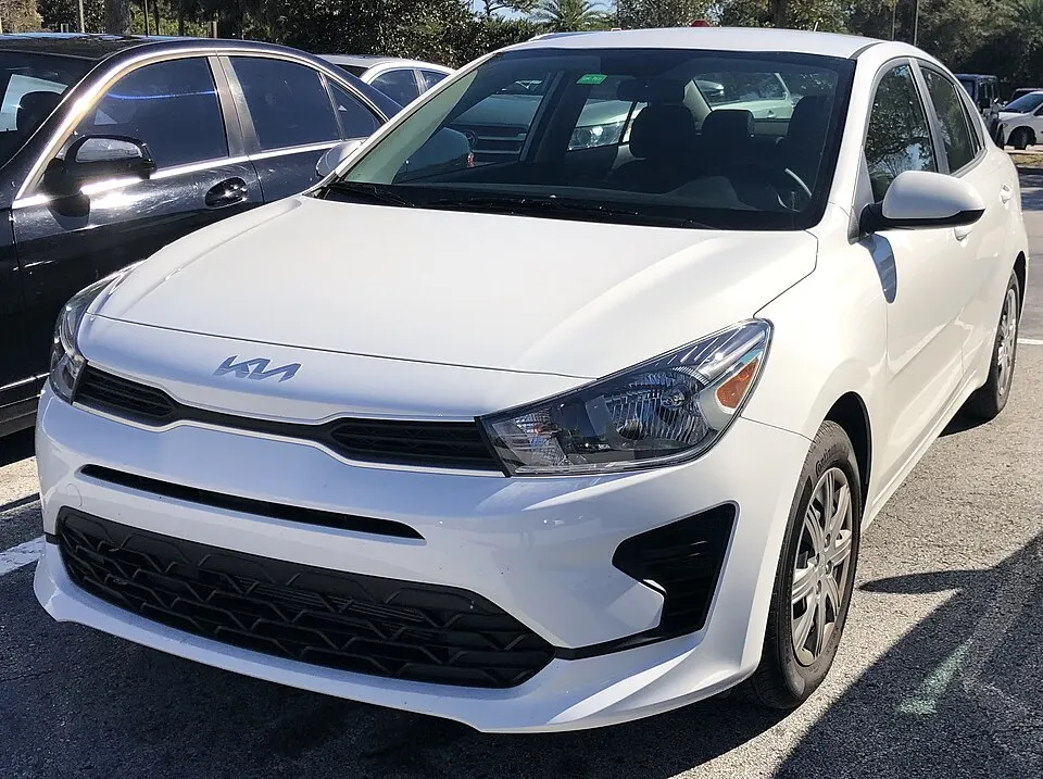 ‘22 Kia Rio Sedan, photographed in United States