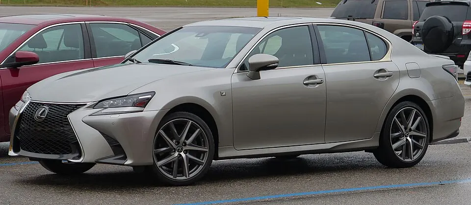 2020 Lexus GS 350 AWD F Sport in Atomic Silver, Front Left, 11-05-2022, photographed in United States