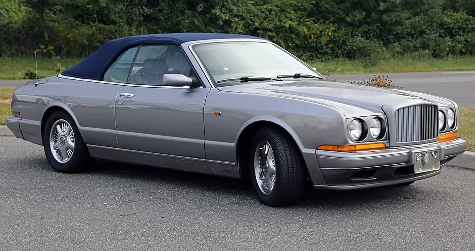 1996 Bentley Azure, front right, photographed in United States