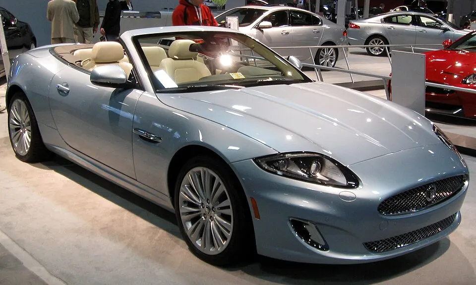 2012 Jaguar XK convertible -- 2012 DC, photographed in United States