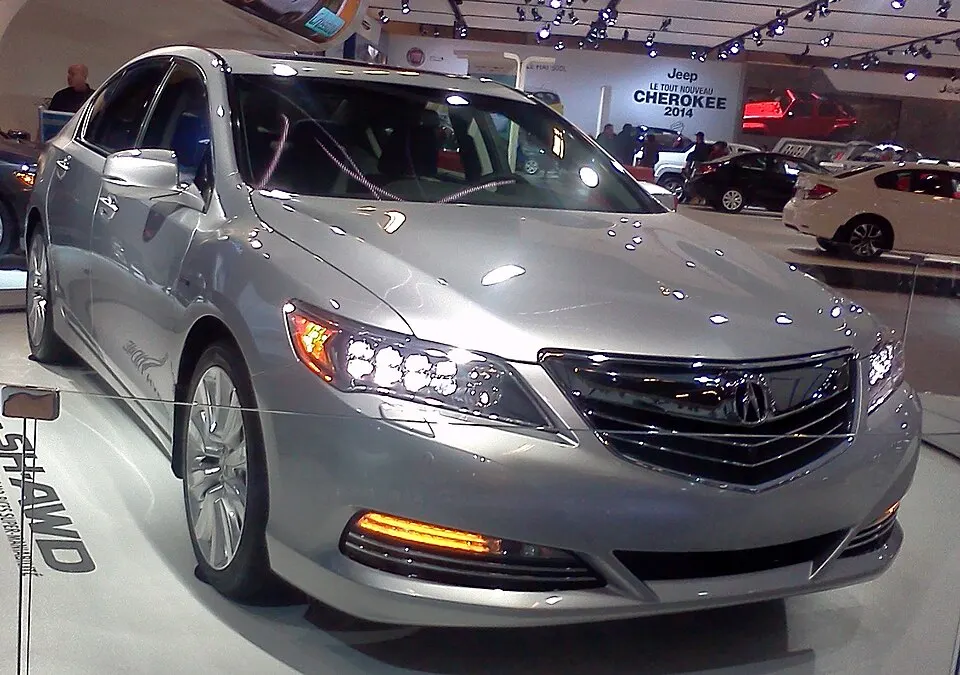 '14 Acura RLX Sport Hybrid (MIAS '14), photographed in Canada