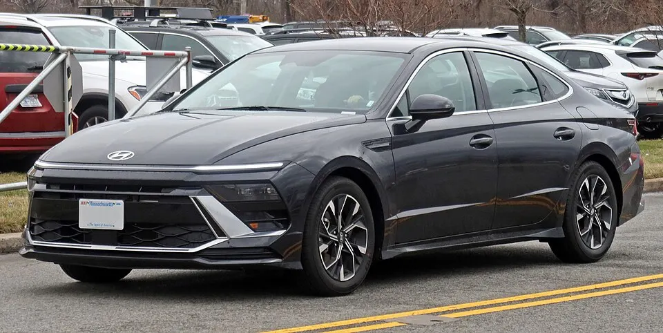 2024 Hyundai Sonata (facelift), front, photographed in United States