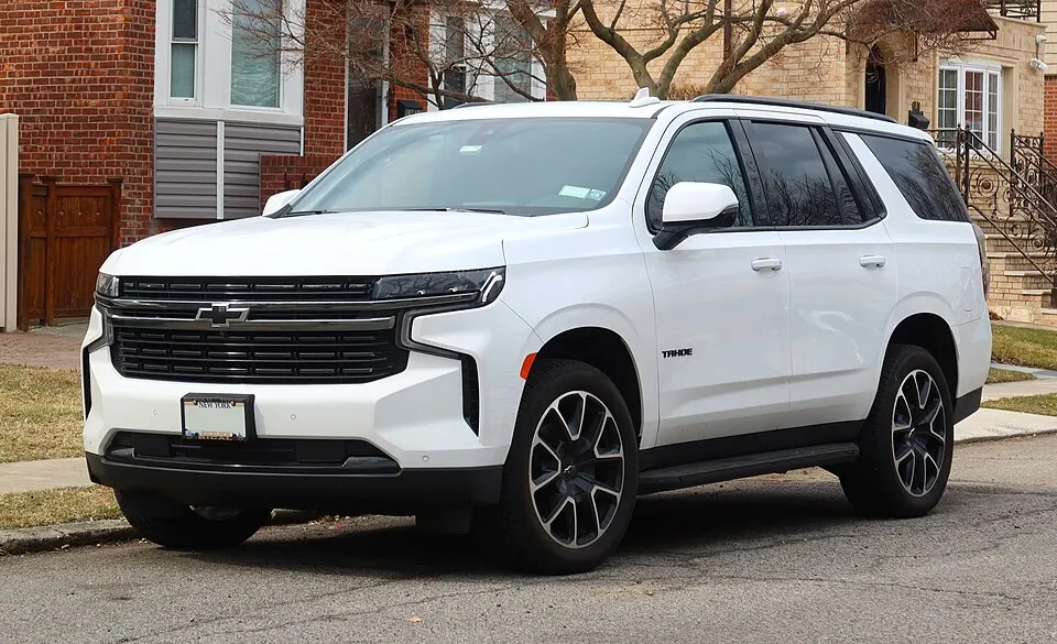 2022 Chevrolet Tahoe RST, front 3.7.22, photographed in United States