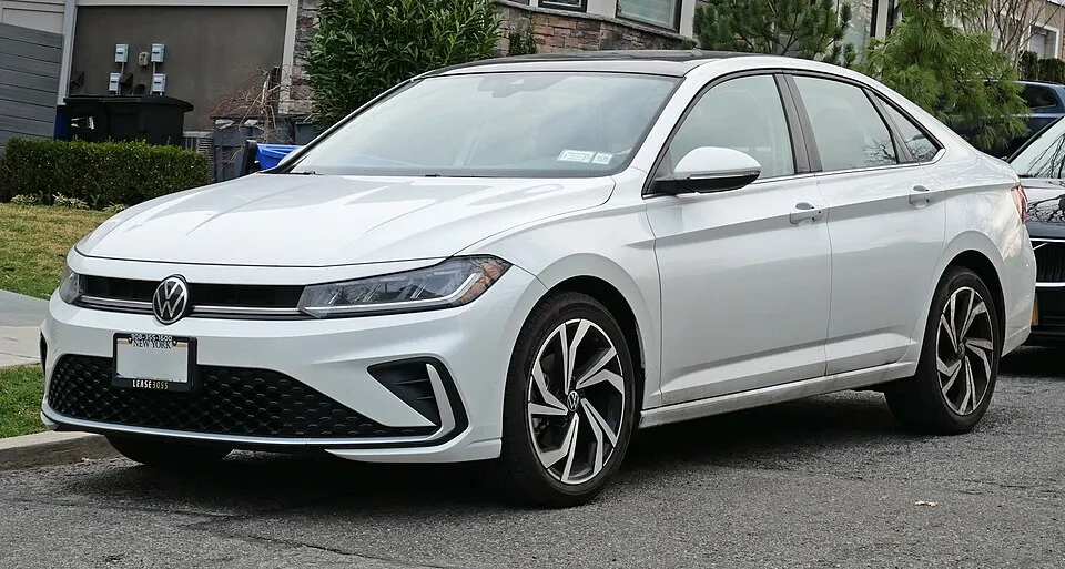2025 Volkswagen Jetta SEL, front 3.28.25, photographed in United States