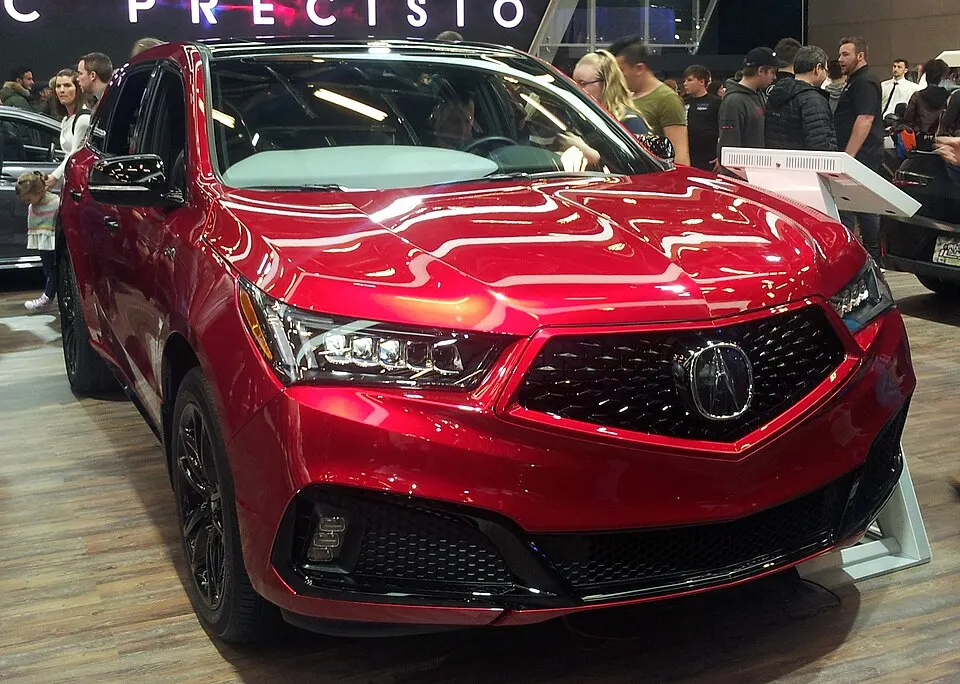 2020 Acura MDX A-Spec au SIAM 2020, photographed in Canada