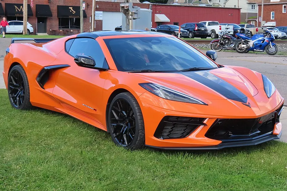 2024 Chevrolet Corvette Stingray R coupe, front right, 05-26-2025, photographed in United States